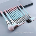 Soft Dense Wood Handle Makeup Brushes Set